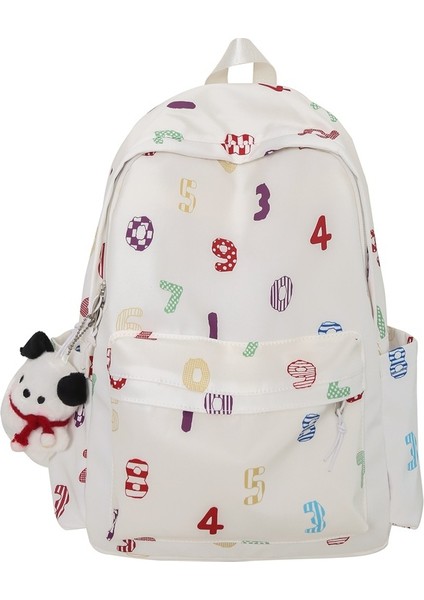 Kız Çocukları Için Baskılı Sırt Çantası, Ortaokul ve Lise Ilkokul Öğrencilerinin Okul Çantaları, Geniş Kapasiteli Gündelik Sırt Çantaları (Yurt Dışından)