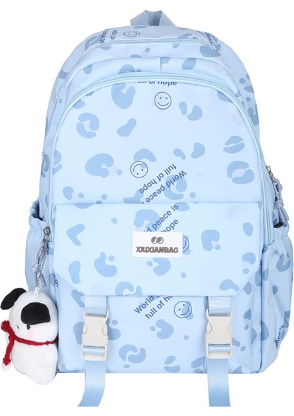 Okul Çantası Kadın Ortaokul ve Lise Üniversite Öğrencisi Sırt Çantası Büyük Kapasiteli Rahat Sırt Çantası (Yurt Dışından)