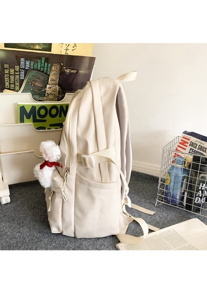 Sevimli Yıldız Sırt Çantası Kadın Ortaokul Lise Ilköğretim Okul Çantası Büyük Kapasiteli Rahat Seyahat Sırt Çantası (Yurt Dışından) fiyatları