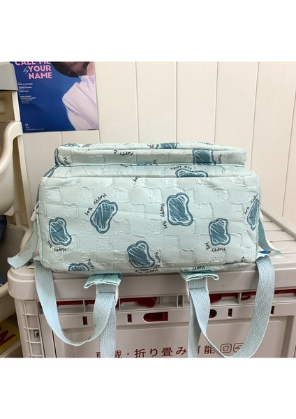 Basit Ayı Sırt Çantası Ortaokul Ilkokul Öğrencisi Okul Çantası Büyük Kapasiteli Rahat Sırt Çantası (Yurt Dışından) indirimleri