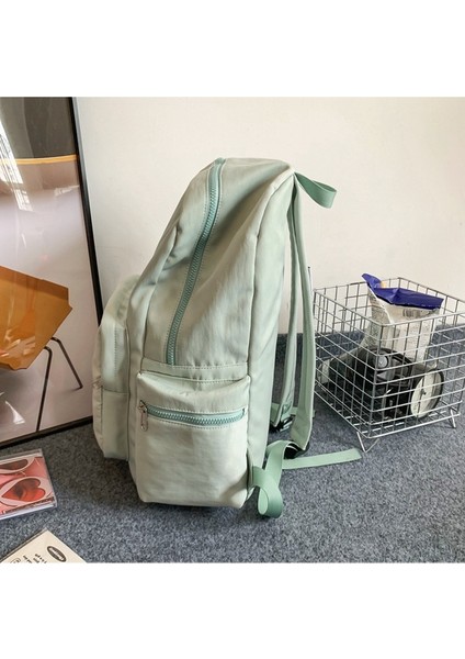 Basit Naylon Sırt Çantası, Orta ve Lise Öğrencisi Okul Çantası, Büyük Kapasiteli, Hafif, Rahat Sırt Çantası (Yurt Dışından) fiyatları