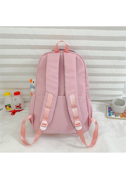 Basit Sırt Çantası, Ortaokul, Lise, Ilkokul Öğrencisi Okul Çantası, Büyük Kapasiteli Kampüs Seyahat Çantası (Yurt Dışından) modelleri