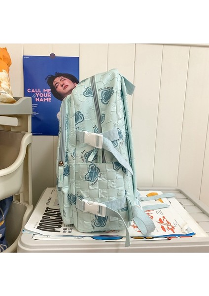 Basit Ayı Sırt Çantası Ortaokul Ilkokul Öğrencisi Okul Çantası Büyük Kapasiteli Rahat Sırt Çantası (Yurt Dışından) modelleri