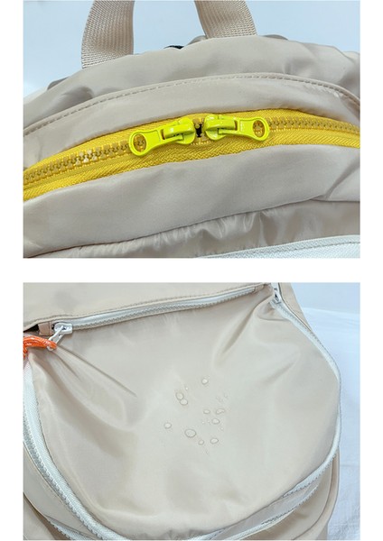 Çift Sırt Çantası Kadın Büyük Kapasiteli Basit Vahşi Öğrenci Okul Çantası Su Geçirmez Seyahat Çantası (Yurt Dışından) fırsatları