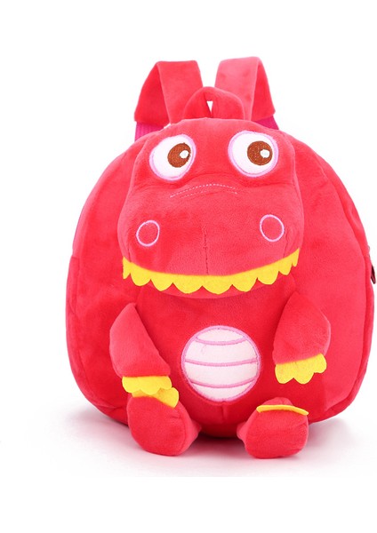 Hayvan Karikatür Çocuk Anaokulu Sırt Çantası Küçük Dinozor Çocuk Peluş Sırt Çantası (Yurt Dışından)