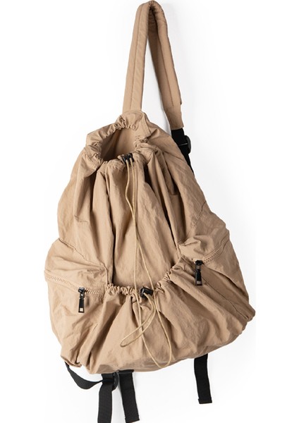 Mori Naylon Kumaş Ipli Bayan Sırt Çantası Hafif Sınıf Seyahat Sırt Çantası (Yurt Dışından)