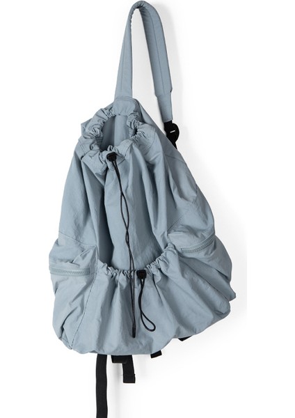 Mori Naylon Kumaş Ipli Bayan Sırt Çantası Hafif Sınıf Seyahat Sırt Çantası (Yurt Dışından)