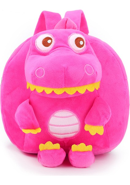 Hayvan Karikatür Çocuk Anaokulu Sırt Çantası Küçük Dinozor Çocuk Peluş Sırt Çantası (Yurt Dışından)