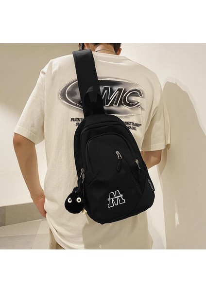 Erkekler ve Kadınlar Için Çapraz Çanta, Gündelik Göğüs Çantası, Büyük Kapasiteli, Şık Omuz Çantası, Öğrenci Omuz Çantası (Yurt Dışından) modelleri