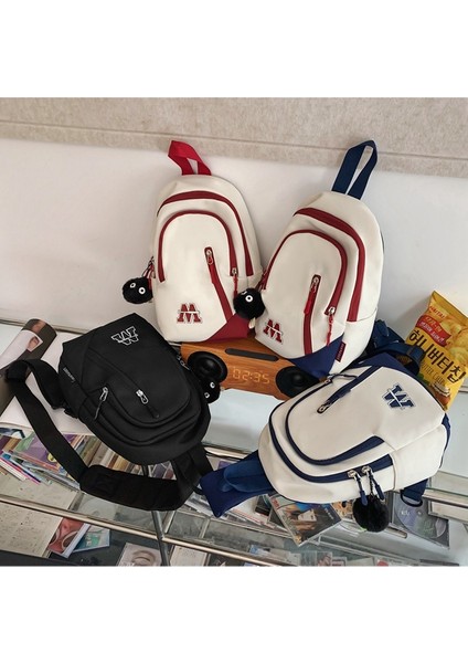 Erkekler ve Kadınlar Için Çapraz Çanta, Gündelik Göğüs Çantası, Büyük Kapasiteli, Şık Omuz Çantası, Öğrenci Omuz Çantası (Yurt Dışından) fırsatları