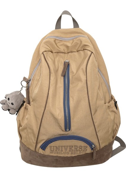 Kızlar, Lise ve Üniversite Öğrencileri Için Retro Işlemeli Sırt Çantası, Büyük Kapasiteli Açık Hava Eğlence Sporları Sırt Çantası (Yurt Dışından)