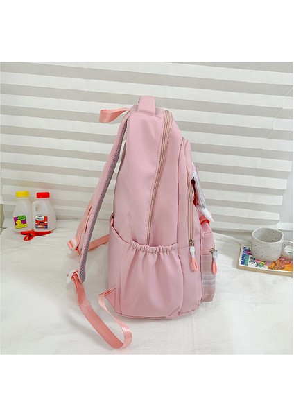 Basit Sırt Çantası, Ortaokul, Lise, Ilkokul Öğrencisi Okul Çantası, Büyük Kapasiteli Kampüs Seyahat Çantası (Yurt Dışından) fiyatları