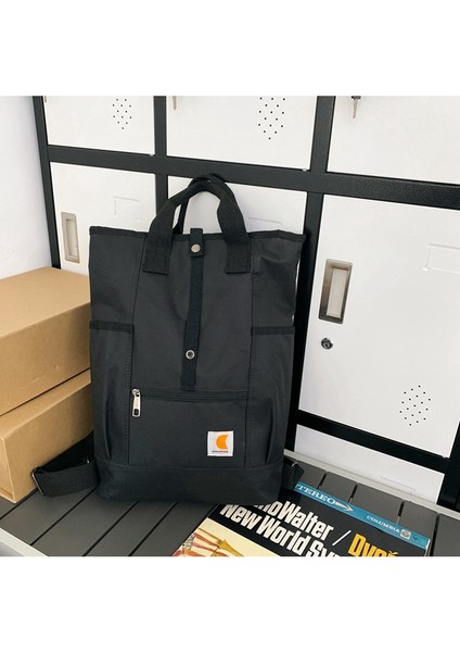 Retro Trend Sırt Çantası Rulo Üst Rulo Kapak Bilgisayar Çantası Açık Sırt Çantası (Yurt Dışından) fiyatları