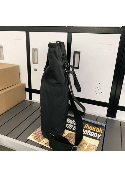 Retro Trend Sırt Çantası Rulo Üst Rulo Kapak Bilgisayar Çantası Açık Sırt Çantası (Yurt Dışından) modelleri