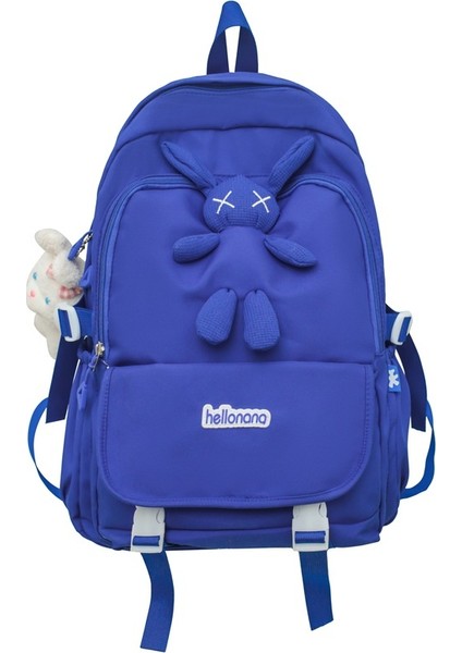 Okul Çantası Kız Sevimli Tavşan Büyük Kapasiteli Tasarım Anlayışı Öğrenci Sırt Çantası Lise Öğrencisi Üniversite Öğrencisi Sırt Çantası (Yurt Dışından)