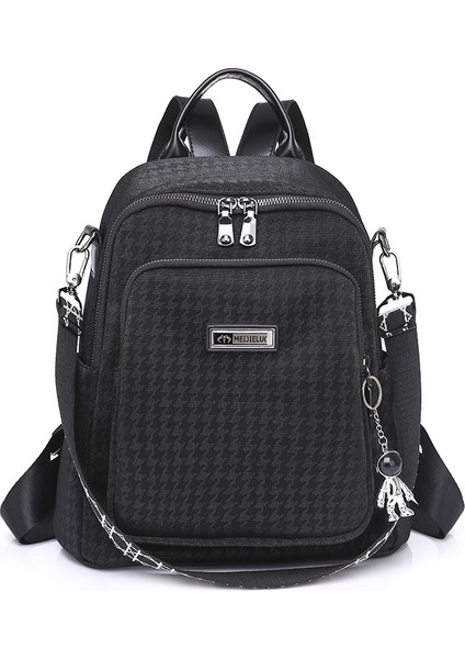 Sırt Çantası Kadın Kolej Tarzı Büyük Kapasiteli Rahat Bayan Omuz Çantası Vahşi Seyahat Çantası (Yurt Dışından)