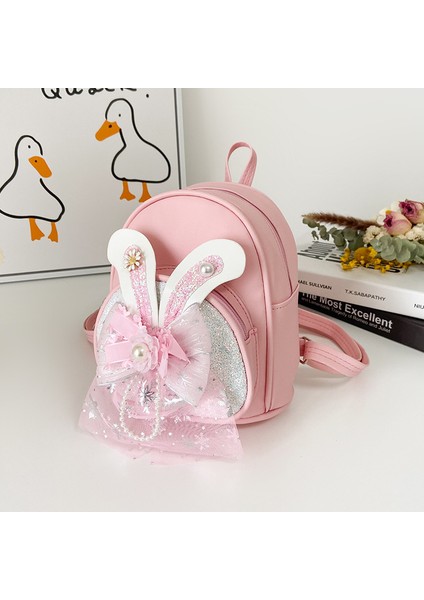 Sevimli Çocuk Sırt Çantası Dantel Moda Anaokulu Okul Çantası Kız Sırt Çantası (Yurt Dışından)