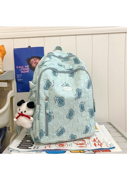Basit Ayı Sırt Çantası Ortaokul Ilkokul Öğrencisi Okul Çantası Büyük Kapasiteli Rahat Sırt Çantası (Yurt Dışından) fiyatları
