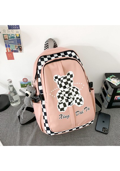 Naylon Kumaş Sırt Çantası, Orta ve Lise Okul Çantası, Büyük Kapasiteli Üniversite Öğrencisi Eğlence Seyahat Sırt Çantası (Yurt Dışından) fiyatları