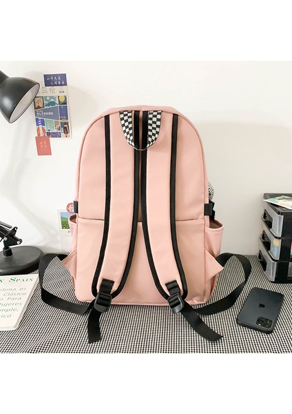 Naylon Kumaş Sırt Çantası, Orta ve Lise Okul Çantası, Büyük Kapasiteli Üniversite Öğrencisi Eğlence Seyahat Sırt Çantası (Yurt Dışından) fırsatları