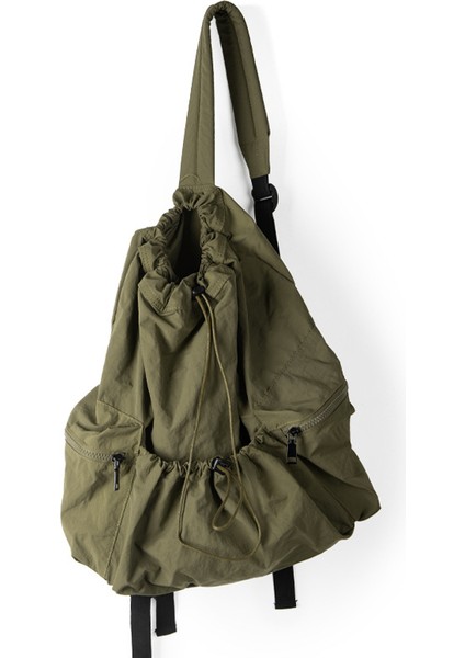 Mori Naylon Kumaş Ipli Bayan Sırt Çantası Hafif Sınıf Seyahat Sırt Çantası (Yurt Dışından)