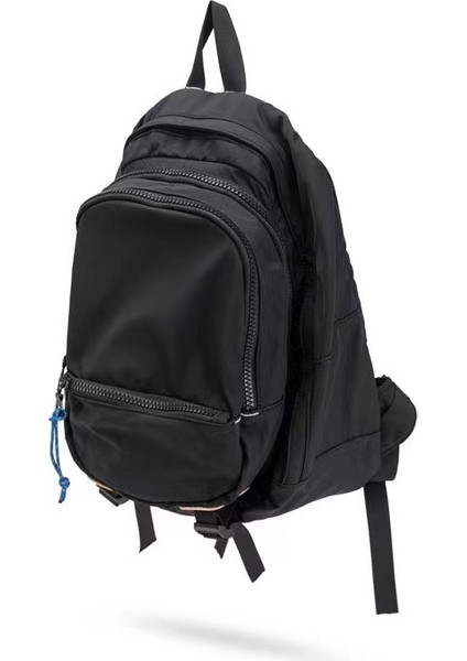 Çift Sırt Çantası Kadın Büyük Kapasiteli Basit Vahşi Öğrenci Okul Çantası Su Geçirmez Seyahat Çantası (Yurt Dışından)