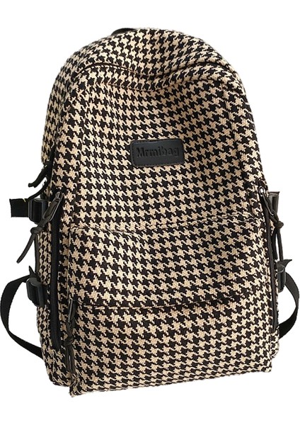 Okul Çantası Bayan Üniversite Öğrencisi Ortaokul Lise Öğrencisi Sırt Çantası Basit ve Şık Büyük Kapasiteli Sırt Çantası (Yurt Dışından)