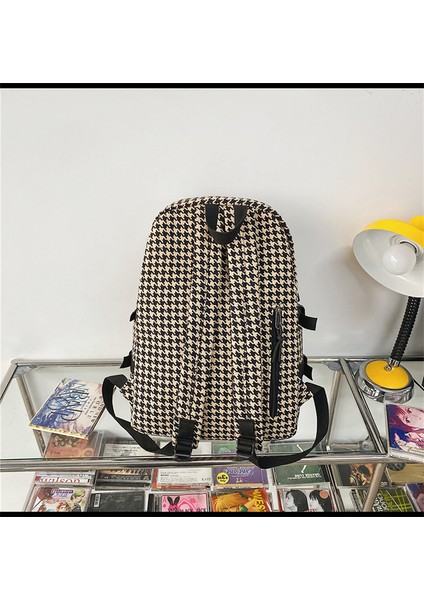 Okul Çantası Bayan Üniversite Öğrencisi Ortaokul Lise Öğrencisi Sırt Çantası Basit ve Şık Büyük Kapasiteli Sırt Çantası (Yurt Dışından) fırsatları