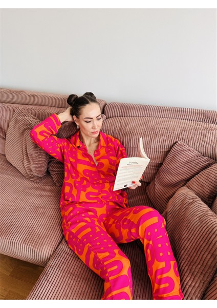 Salaş Gömlek-Pantolon Takım Turuncu modelleri