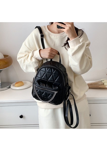 Çuha Çiçeği Sırt Çantası Kadın Büyük Kapasiteli Küçük Sırt Çantası (Yurt Dışından) fırsatları