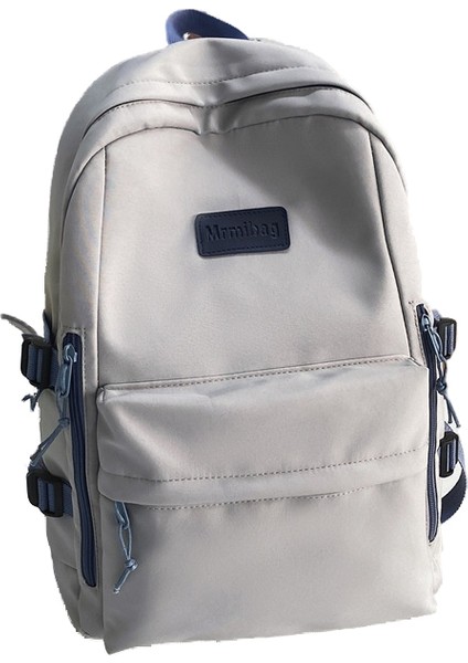 Okul Çantası Bayan Üniversite Öğrencisi Ortaokul Lise Öğrencisi Sırt Çantası Basit ve Şık Büyük Kapasiteli Sırt Çantası (Yurt Dışından)