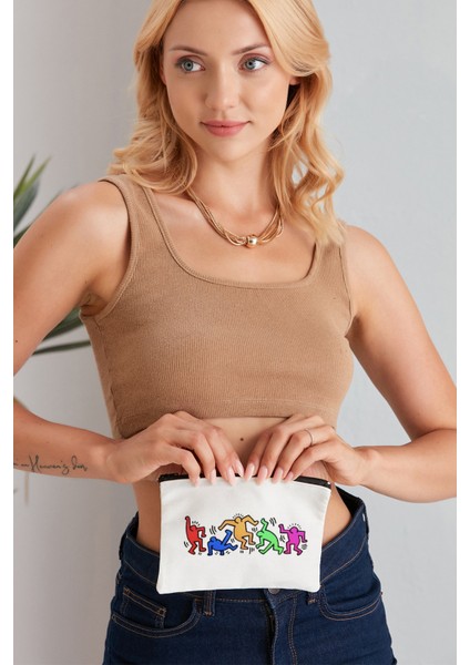 Keith Haring Bez Makyaj Çantası