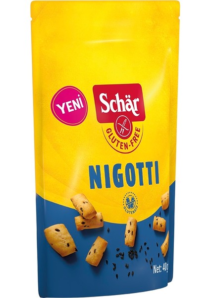 Nigotti Glutensiz Çörek Otlu Kraker (12 Adet)