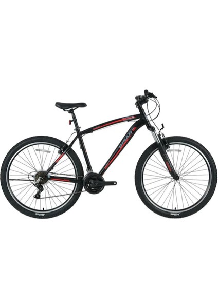 Mts 4600 V-22 24 Jant Bisiklet Mat Siyah Kırmızı