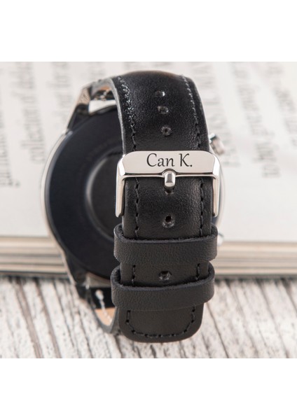 Samsung Galaxy Watch 4 - 5 - 6 / Watch 6 Classic 40MM 43MM 44MM 47MM Watch 5 / Watch 5 Pro 40 44 45 Watch 4 40 42 44 46MM 20MM Deri Kordon Siyah modelleri