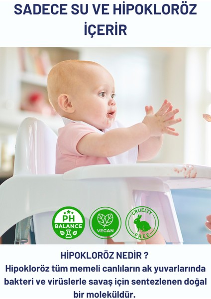 Resteril Hijyen Spreyi Baby&Kids 3X100ml Bebek Sterilizatör Biberon Emzik Temizleyici Dezenfektan