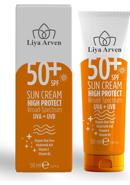 Liya Arven Güneş Kremi 50SPF - 50ML