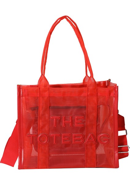 Büyük Kapasiteli Pvc Jöle Çanta Omuz Çantası (Yurt Dışından)