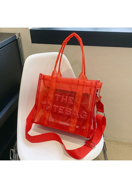 Büyük Kapasiteli Pvc Jöle Çanta Omuz Çantası (Yurt Dışından) fiyatları