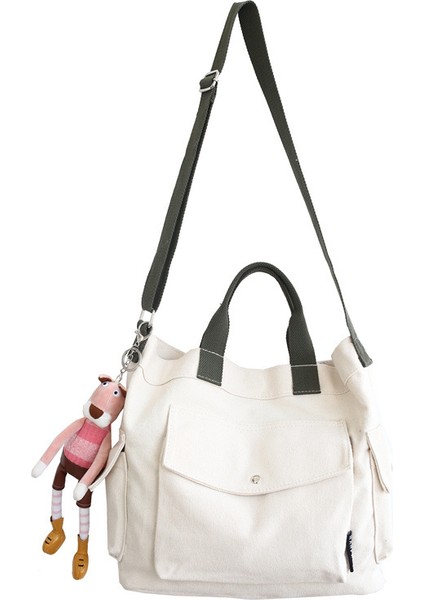 Kanvas Çanta Omuzdan Askili Çanta (Yurt Dışından)