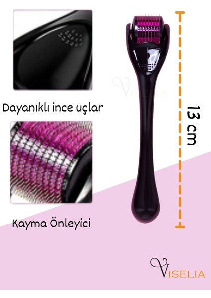 Drs Dermaroller Derma Roller Titanyum 540 Iğneli 1.00 mm Tarak