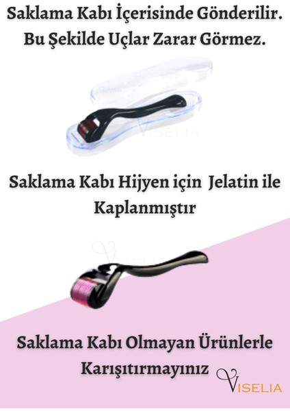 Drs Dermaroller Derma Roller Titanyum 540 Iğneli 1.00 mm Tarak