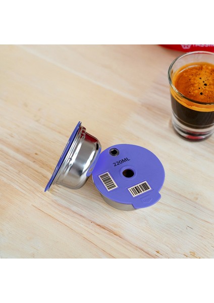 Makine Doldurulabilir Filtre Pod Silikon Kapak Değiştirme Için Kahve Kapsülü Pod 60ML + 180ML Espresso Kahve (Yurt Dışından)
