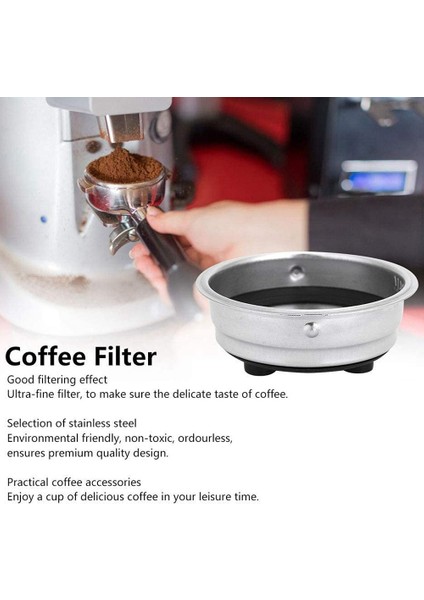 2 Paket Ayrılabilir Paslanmaz Çelik Kahve Filtresi Sepeti Süzgeç Kahve Makinesi Aksesuarları Ev Ofis Için (Tek Fincan) (Yurt Dışından) fiyatları