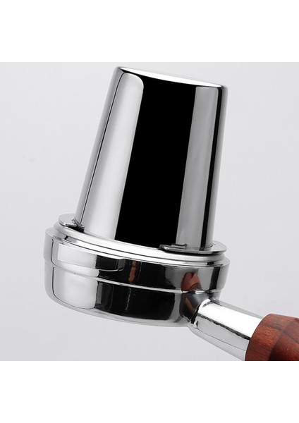 Kahve Dozaj Bardağı Toz Besleyici Parçası EK43 Espresso Makinesi Portafilter Öğütücü Barista Aracı, Siyah 58MM (Yurt Dışından)