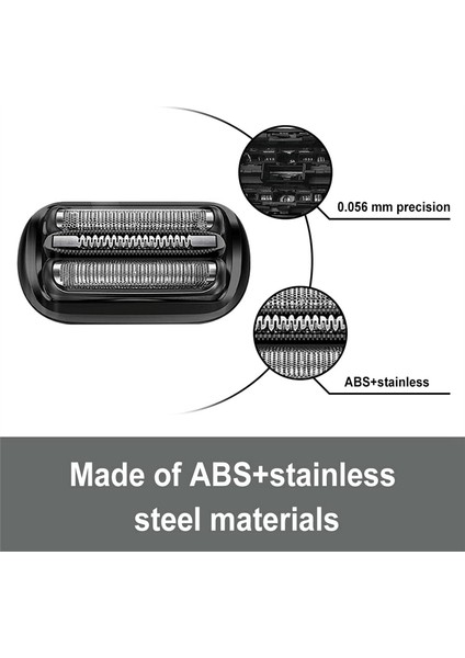 53B Serisi 5/6 Yedek Başlıklı Tıraş Makineleri Için Tıraş Makinesi Folyosu ve Kesici 5020S, 5018S, 5050CS, 6020S, 6075CC, 6072CC (Yurt Dışından) fiyatları