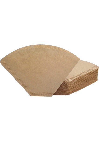 Konili Kahve Filtresi, Ağartılmamış Doğal Kağıt, Üflemesiz, Üzerine Dökme ve Damlama Için Tek Kullanımlık Kahve Makinesi, 200 Adet (Yurt Dışından)