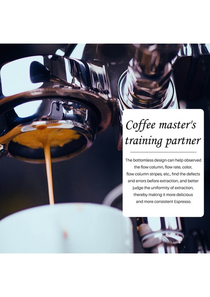 Barista Serisi ve Espresso Makineleri Için Dipsiz Portafilter 54MM, Filtre Sepetli Portafiltre (Yurt Dışından) indirimleri