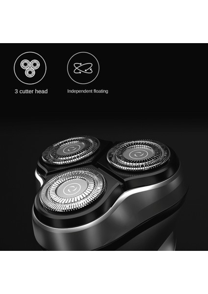 2 Adet Yedek Tıraş Bıçağı Kafası Blackstone Elektrikli Erkek 3D Yüzen Bıçak Kafası Çıkarılabilir Bıçak Temizleme (Yurt Dışından)