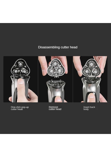 2 Adet Yedek Tıraş Bıçağı Kafası Blackstone Elektrikli Erkek 3D Yüzen Bıçak Kafası Çıkarılabilir Bıçak Temizleme (Yurt Dışından) modelleri